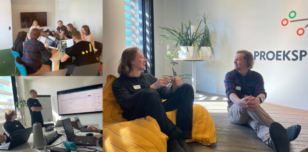 kood/Jõhvi students at Proekspert HQ