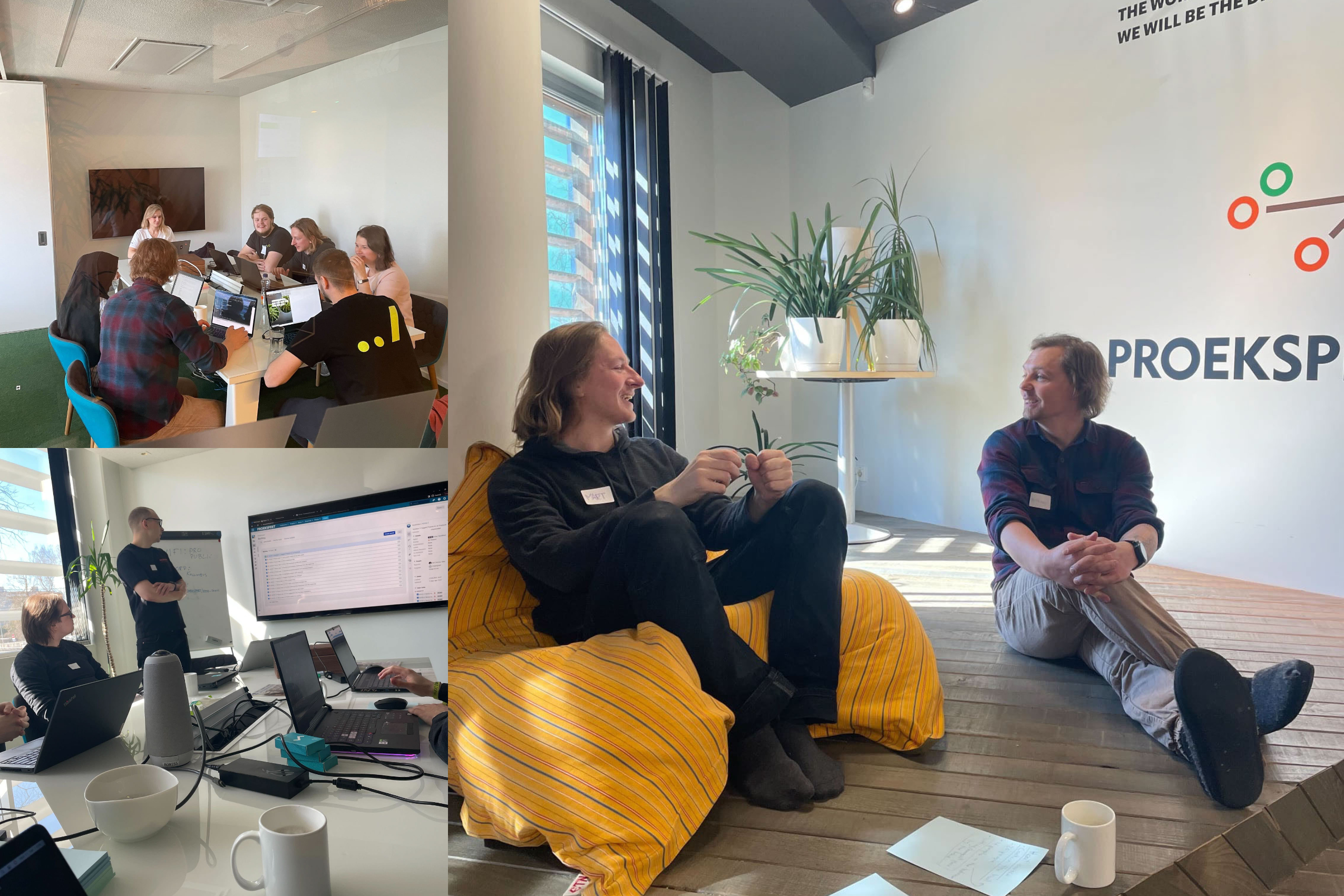 kood/Jõhvi students at Proekspert HQ