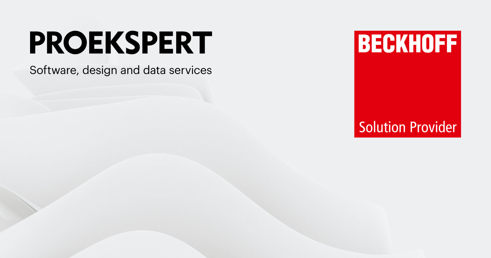 Proekspert becomes Beckhoff Certified Solution Provider